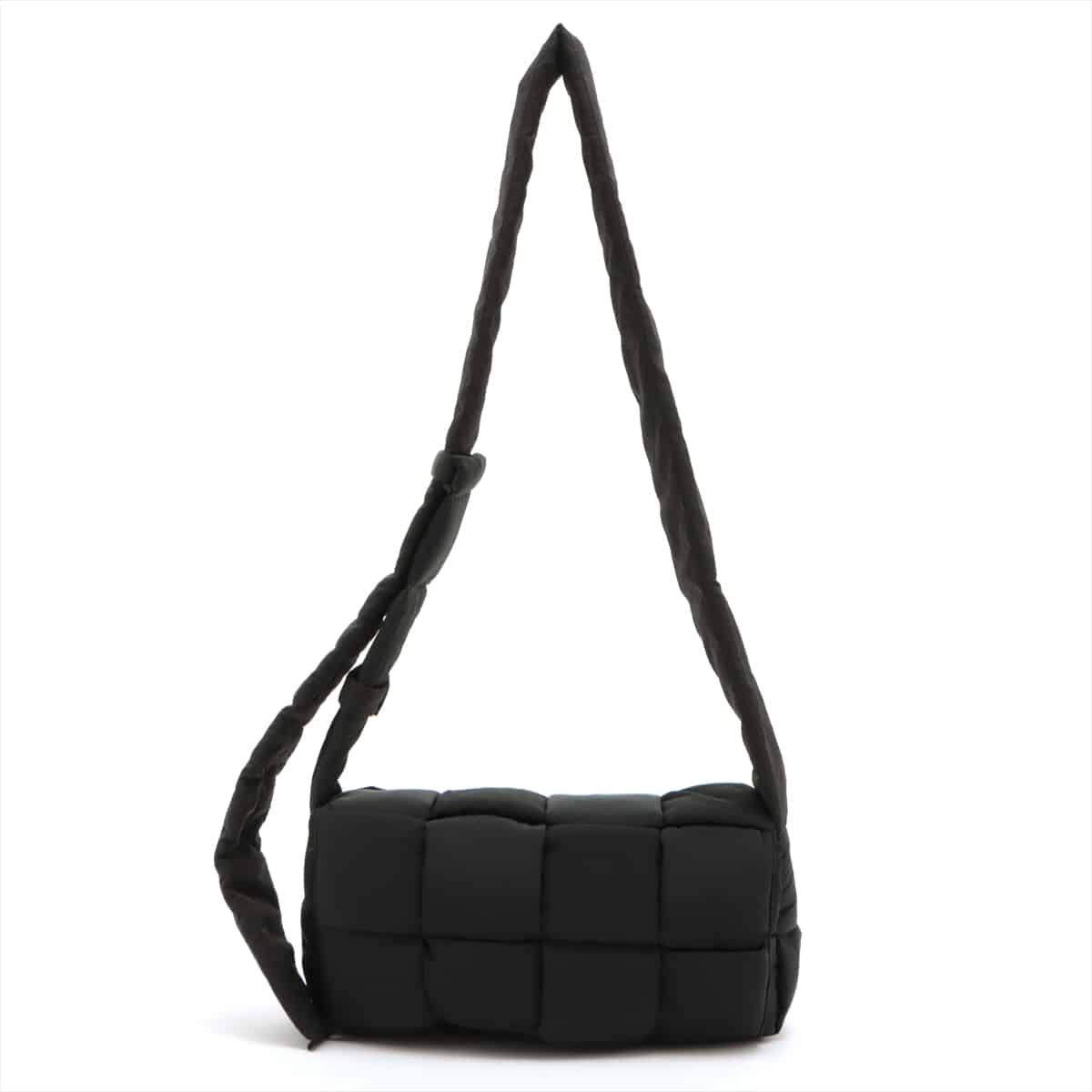 Bottega Veneta Padet Tech Cassette Nylon Shoulder bag Black with pouch