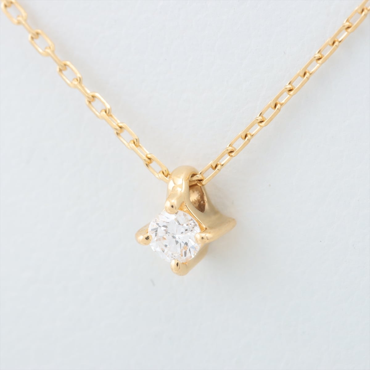 Ete diamond Necklace K18(YG) 1.2g