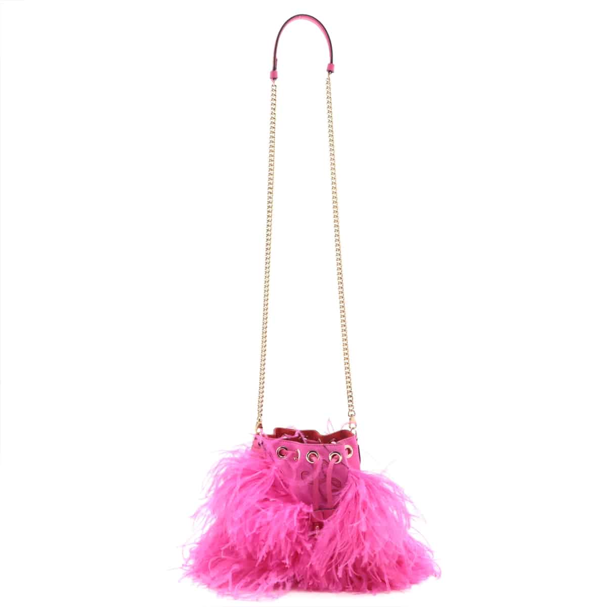 Christian Louboutin Suede Chain shoulder bag Pink