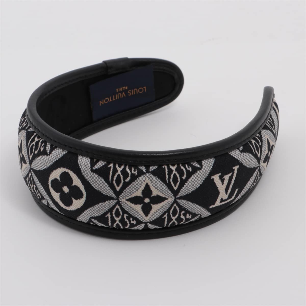 Louis Vuitton M77003 headbands SINCE 1854 CX0261 Headband Silk Black