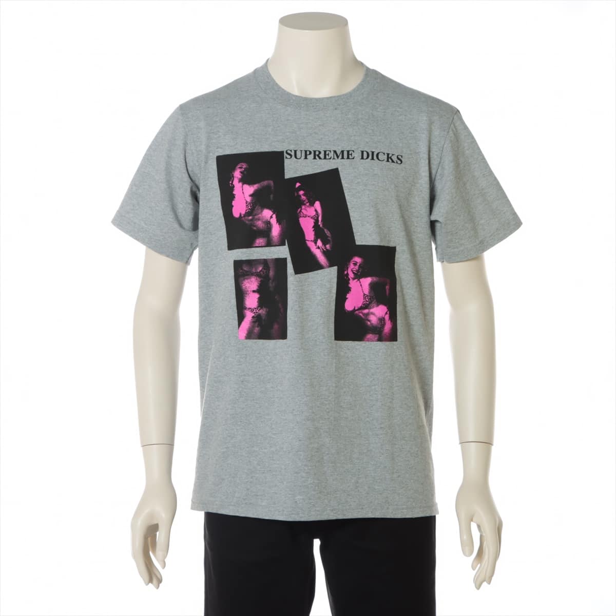 Supreme 20AW Cotton T-shirt S Men's Grey  Dicks Tee
