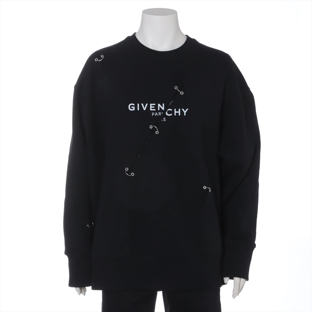 Givenchy Cotton Basic knitted fabric M Men's Black  BMJ0B83Y69