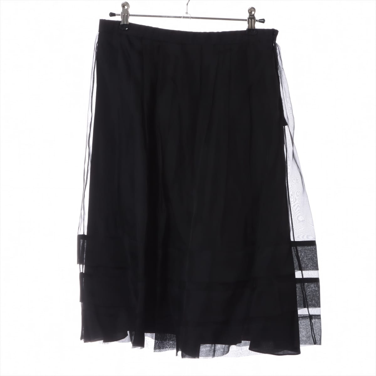 Christian Dior 09 Silk Skirt 38 Ladies' Black