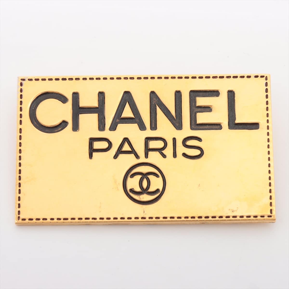 Chanel Logo Brooch GP Gold