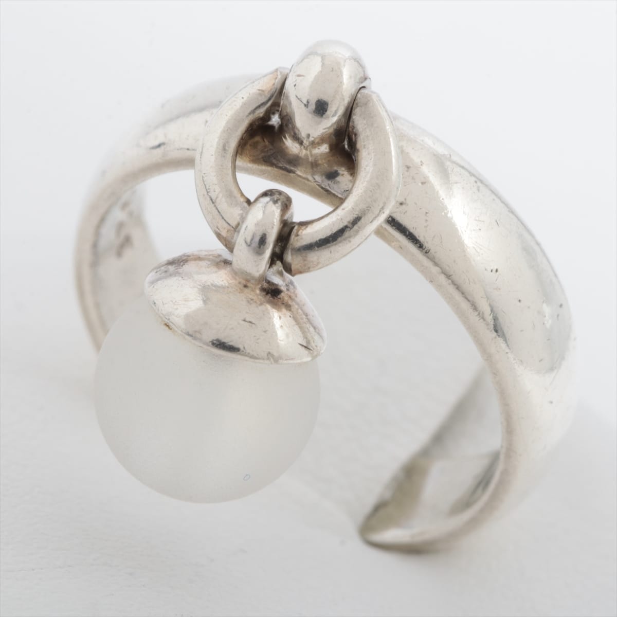 Tiffany ball dangle rings 925 5.6g Silver
