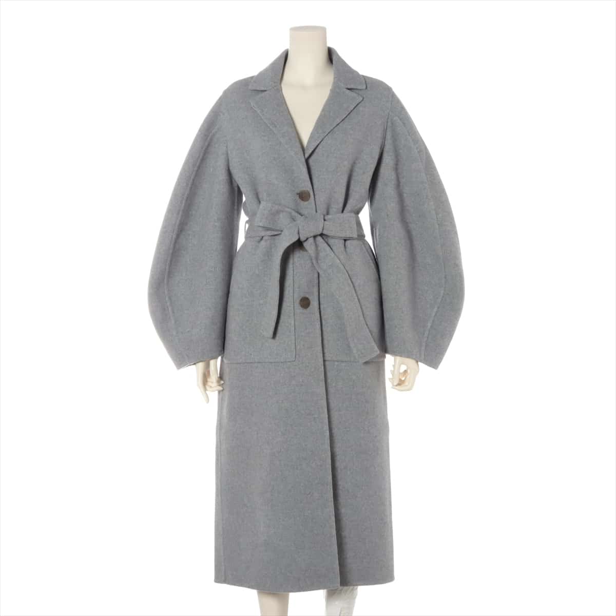 Loewe Wool & Cashmere coats 32 Ladies' Grey  circular sleeve SS40Y01X23