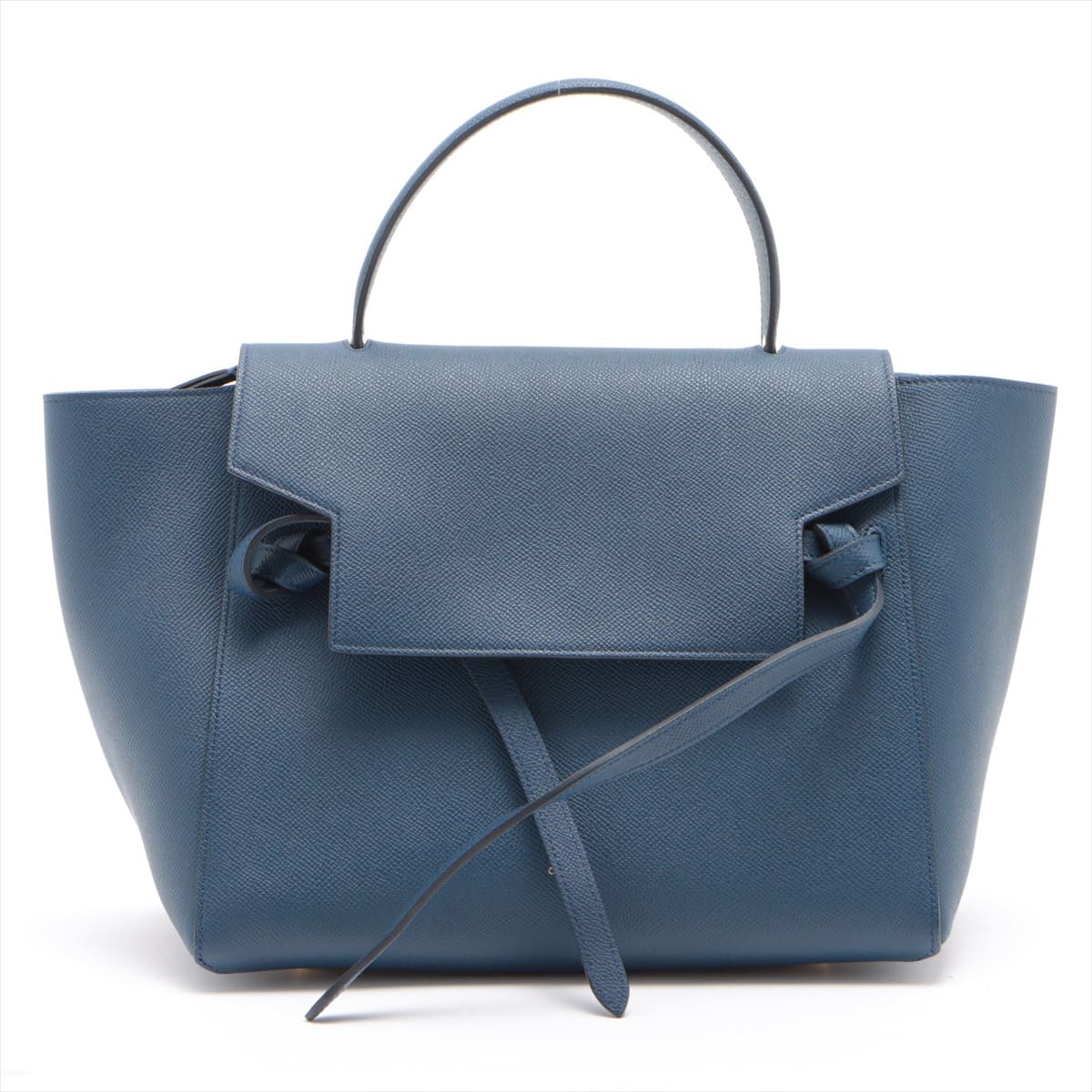 CELINE Belt Bag Mini Leather 2way handbag Navy blue