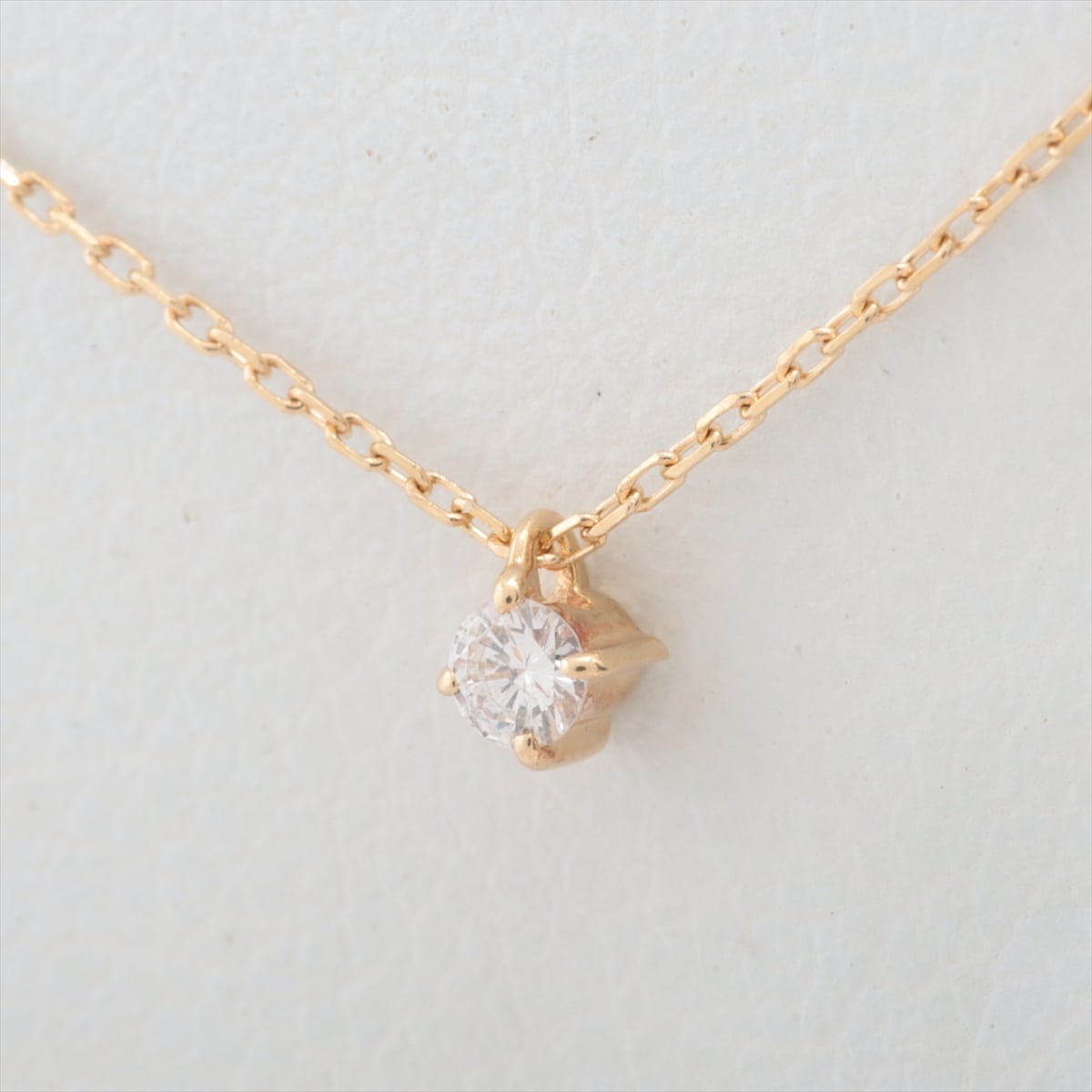 Ete diamond Necklace K10(YG) 0.6g