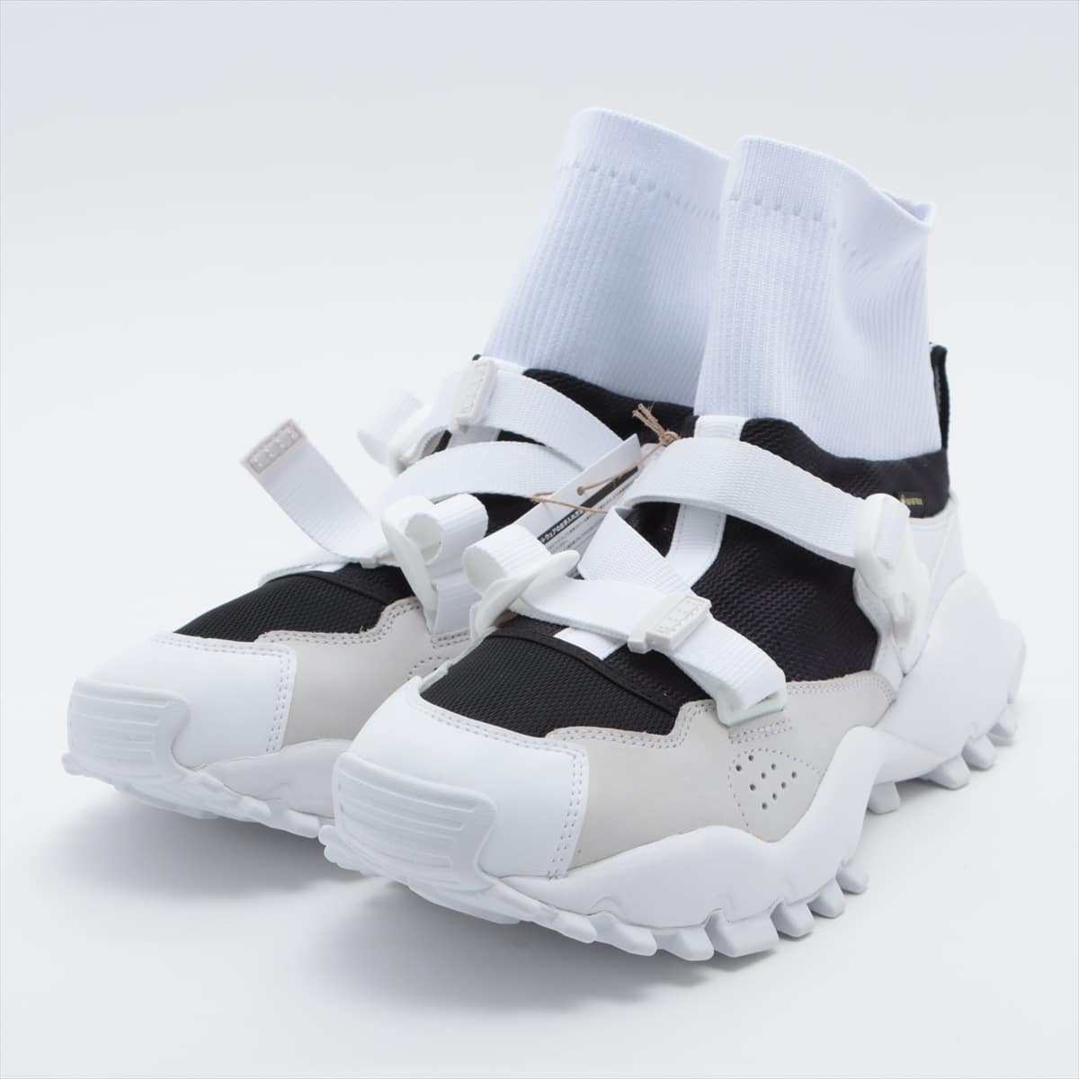 Adidas x HYKE Mesh x leather High-top Sneakers 27.5cm Men's Black × White AH-05 HI SEEULATER GORE-TEX FY6856