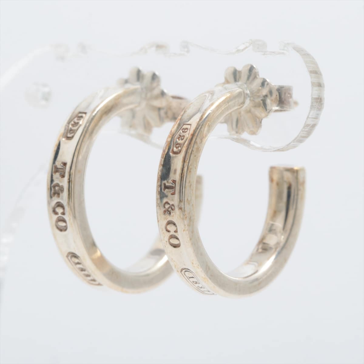 Tiffany 1837 Narrow Piercing jewelry (for both ears) 925 4.3g Silver