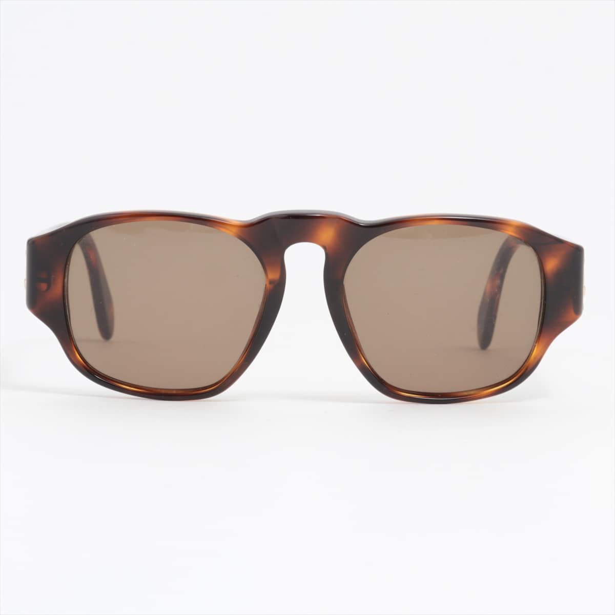 Chanel 01452 91235 Coco Mark Sunglasses Plastic Brown