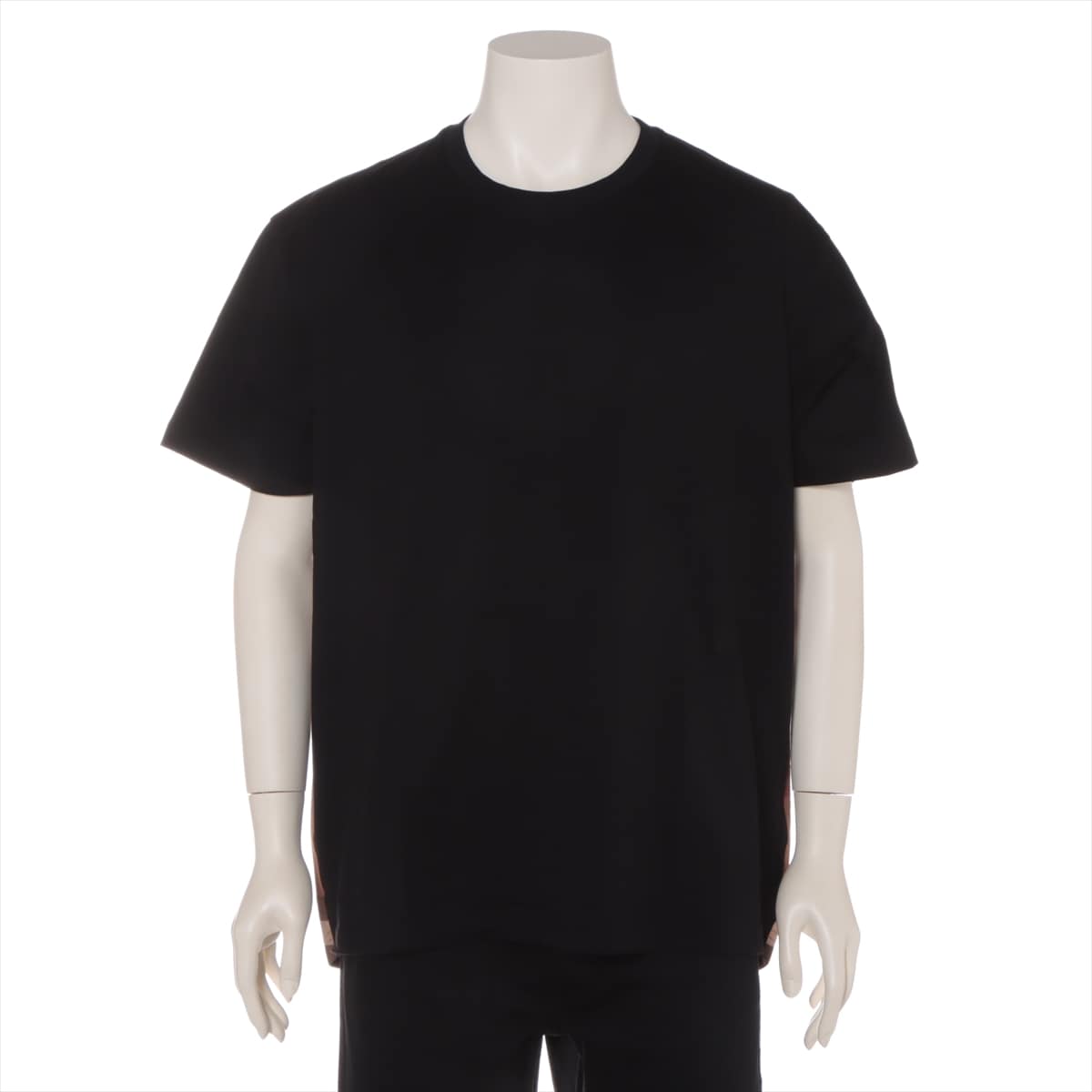 Burberry Tissi period Cotton T-shirt S Men's Black  8044962