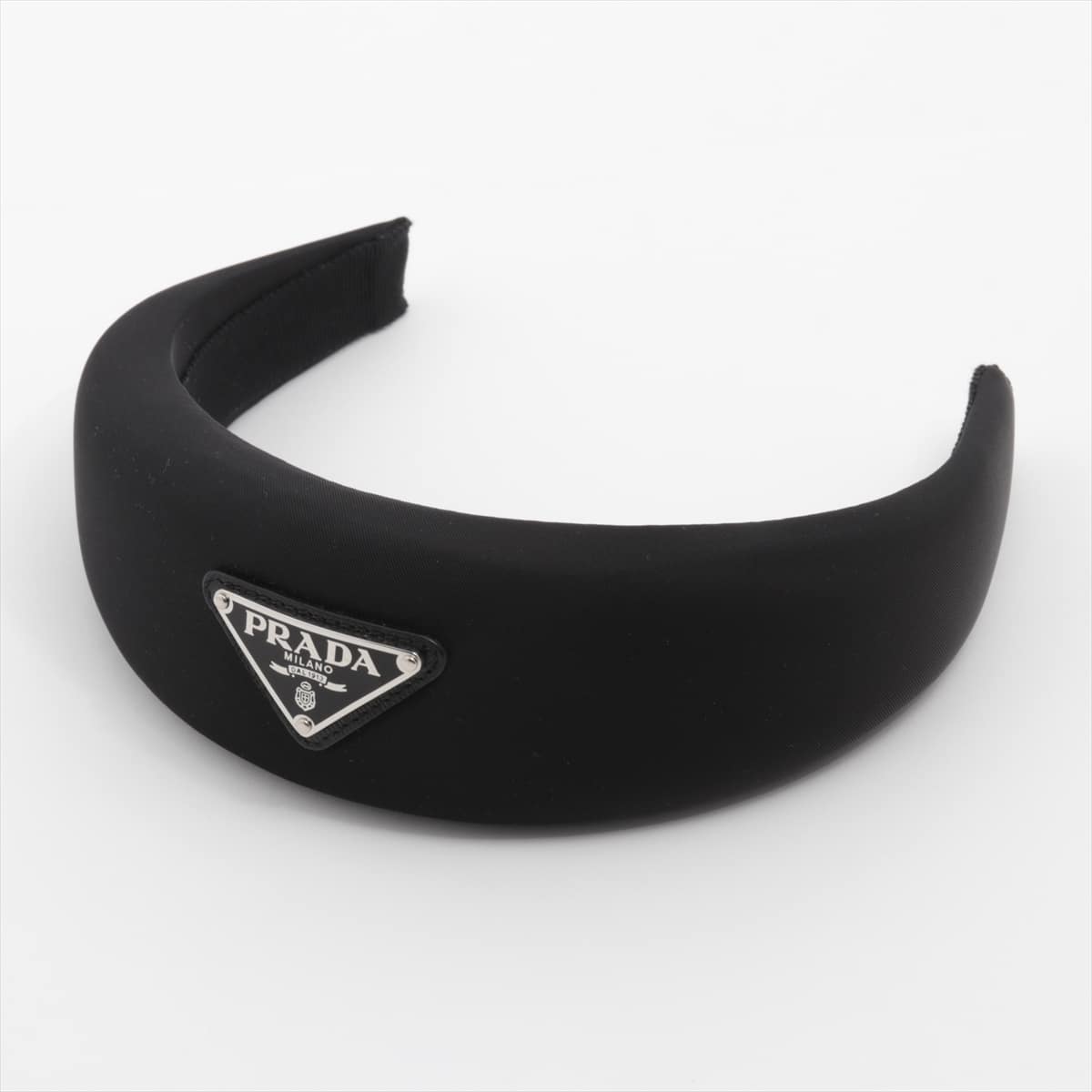 Prada Headband Nylon Black