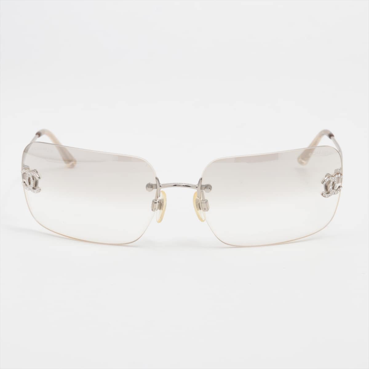 Chanel 4017-D Coco Mark Sunglasses GP Clear