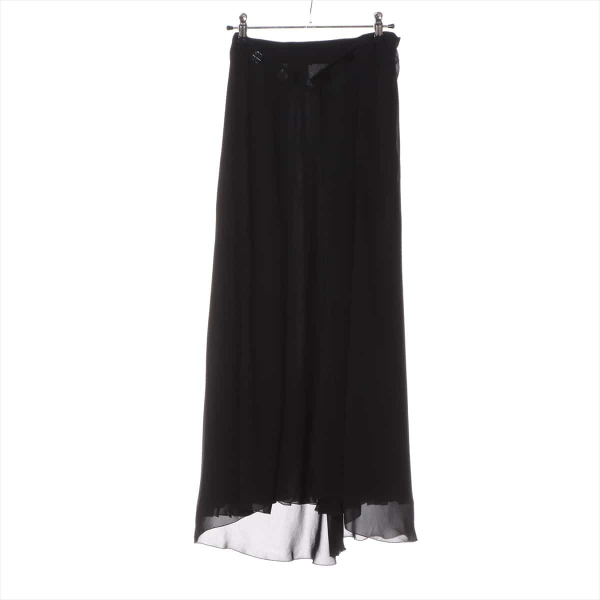 Chanel 00A Polyester Skirt 36 Ladies' Black  Coco Button