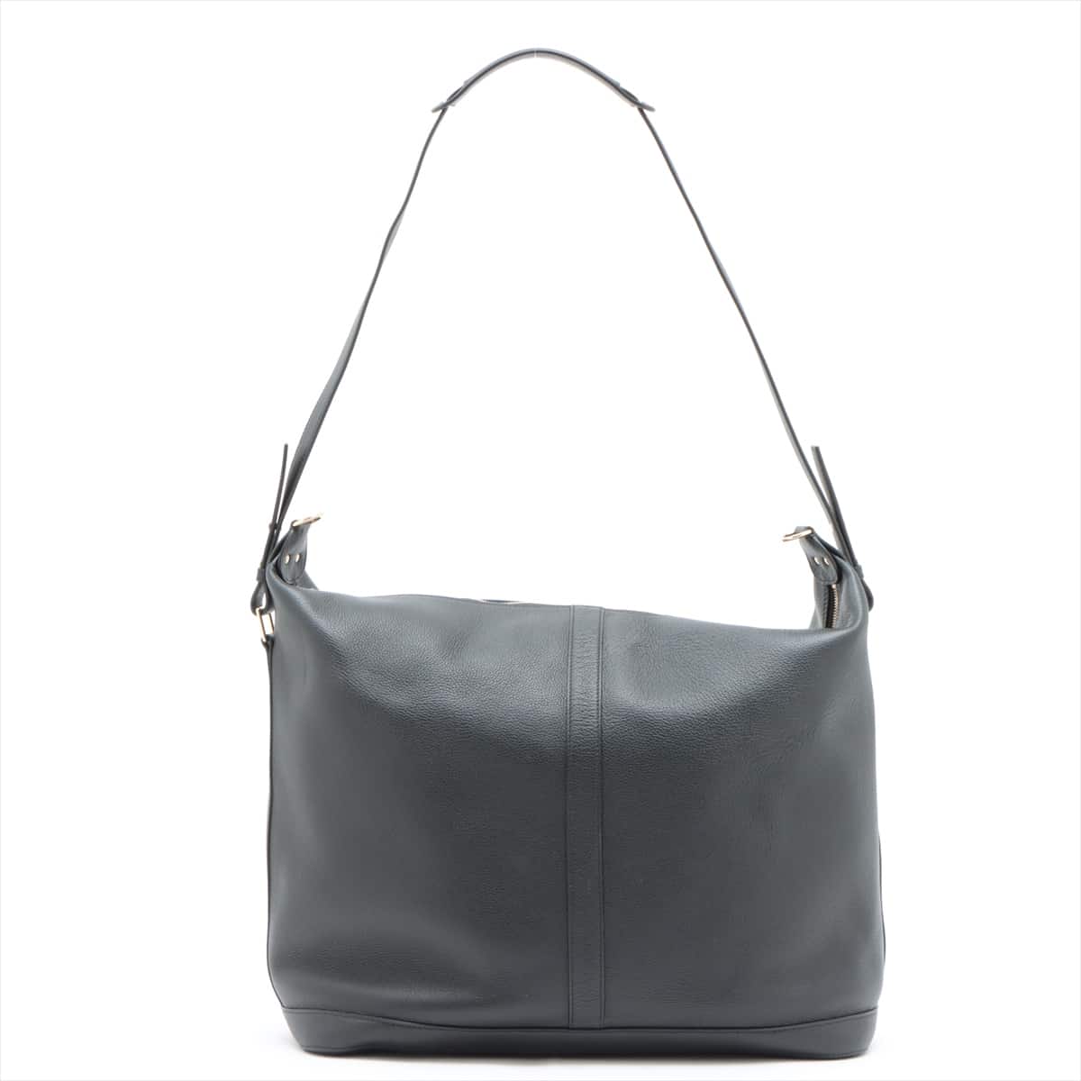 CELINE Leather 2way shoulder bag Black
