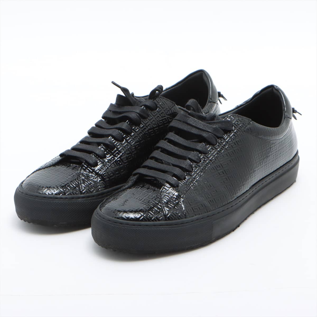 Givenchy 4G 21 years Patent leather Sneakers 42 Men's Black URBAN STREET