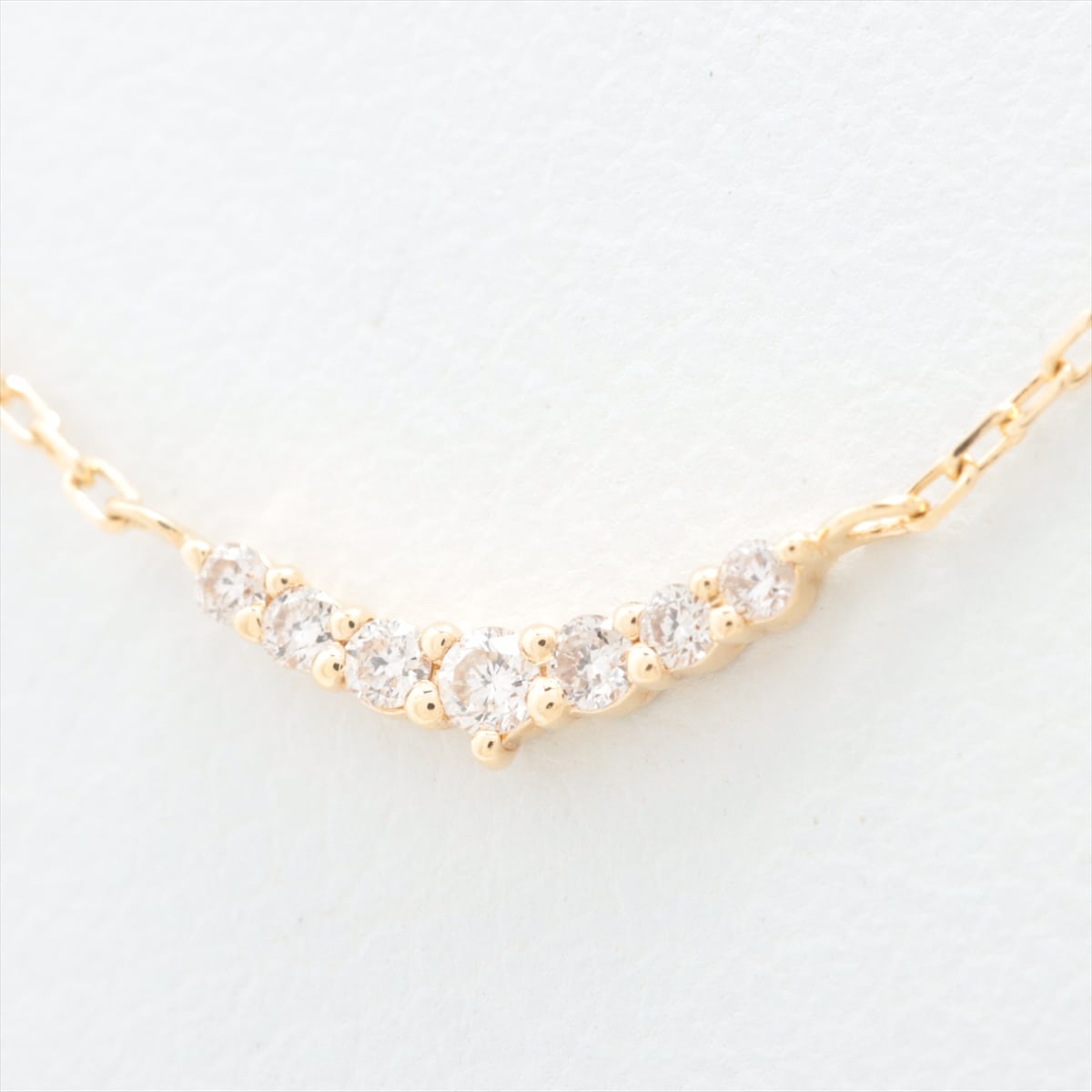 Aget diamond Necklace K10(YG) 0.9g 0.05