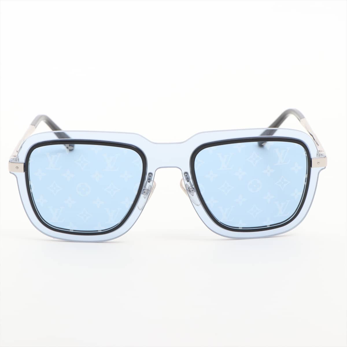 Louis Vuitton Sunglasses Plastic Blue Z1453U