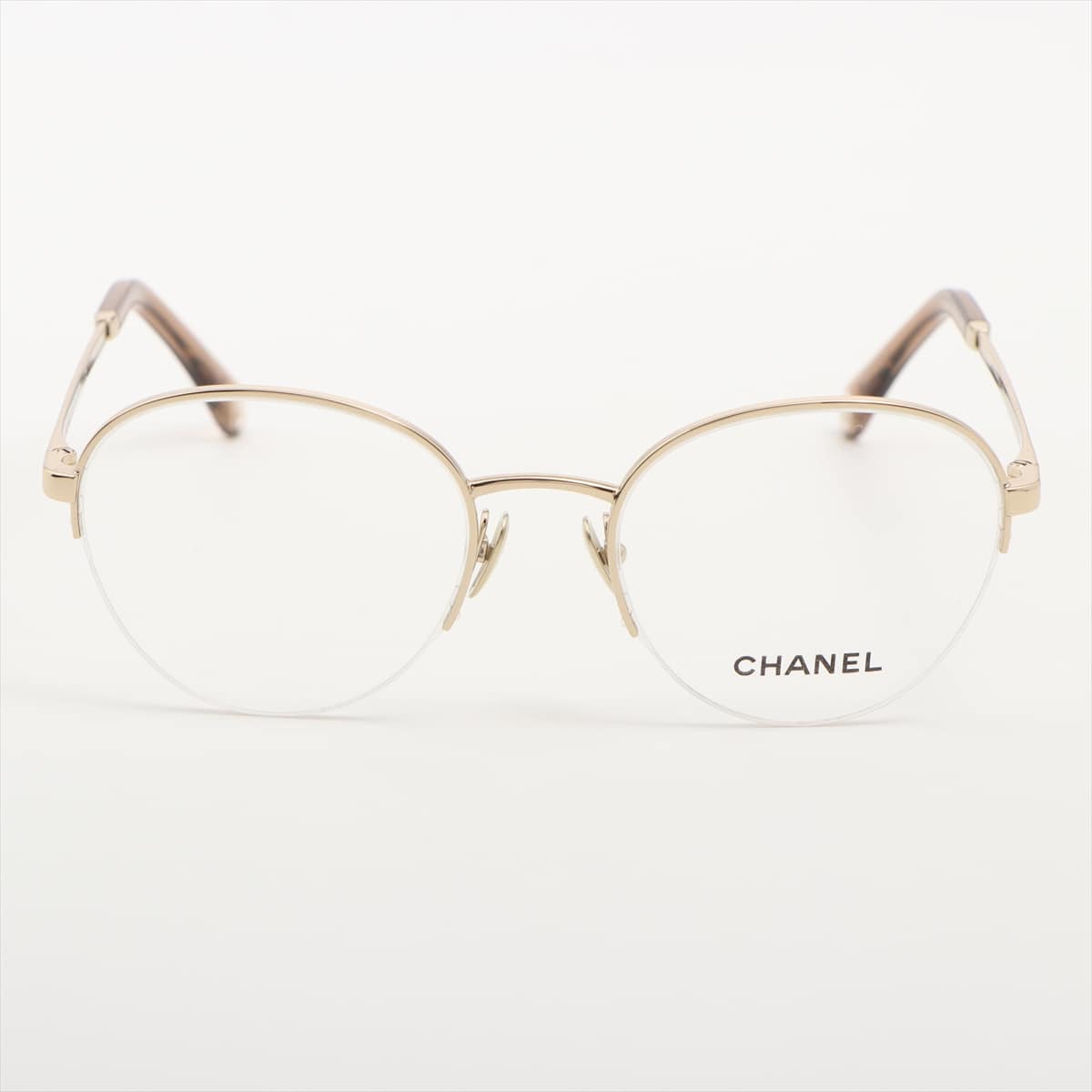 Chanel Logo Glasses GP Gold 2203