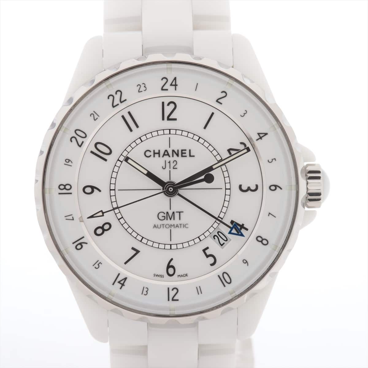 Chanel J12 GMT H3103 SS×CE AT White-Face Extra-Link3