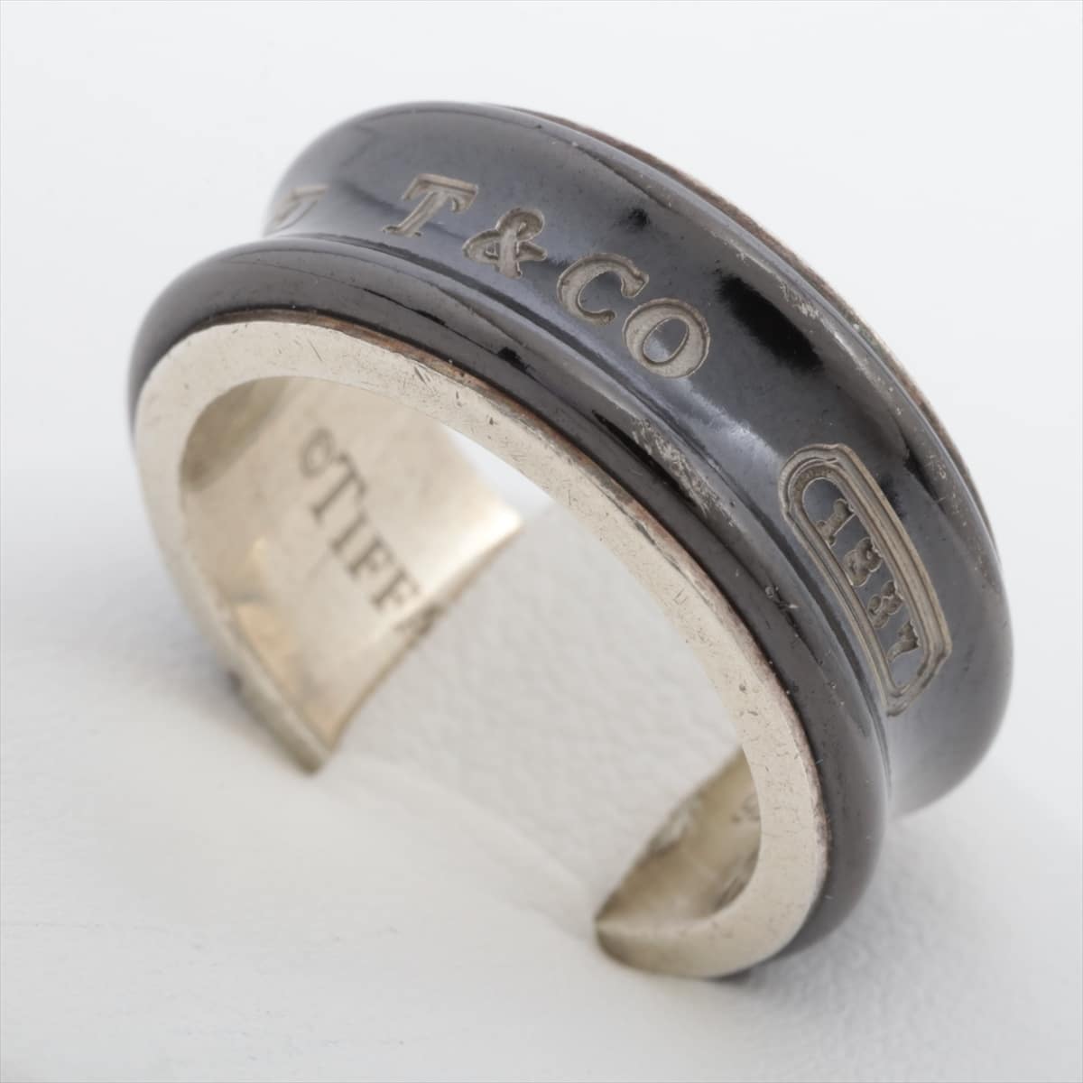 Tiffany 1837 Narrow rings 925 x titanium 7.1g Black