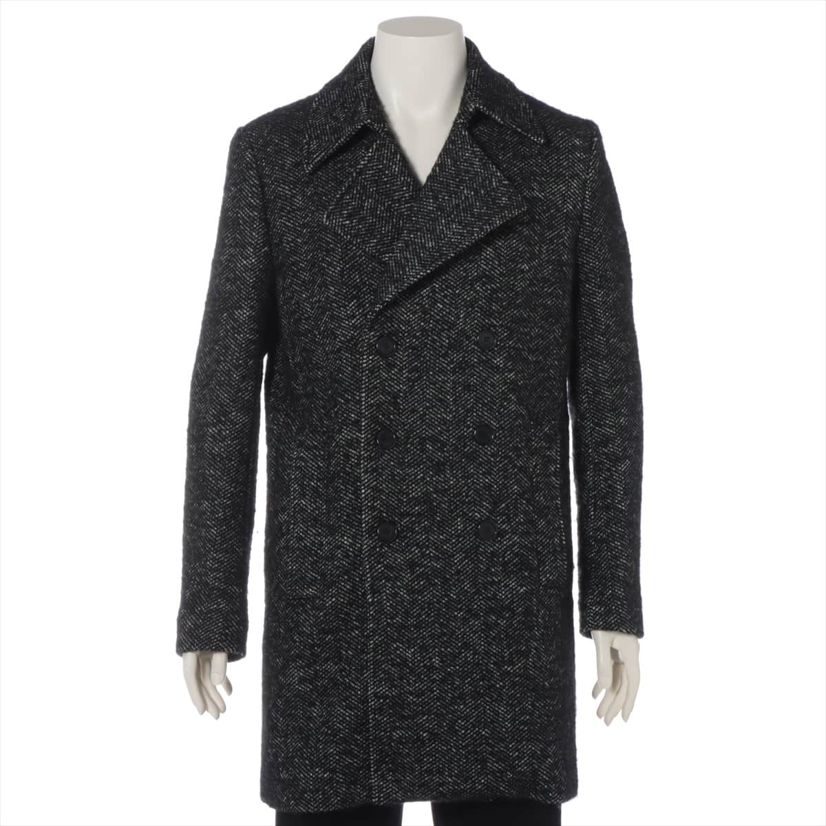 Saint Laurent Paris 18 years Wool x alpaca coats 46 Men's Black  529584