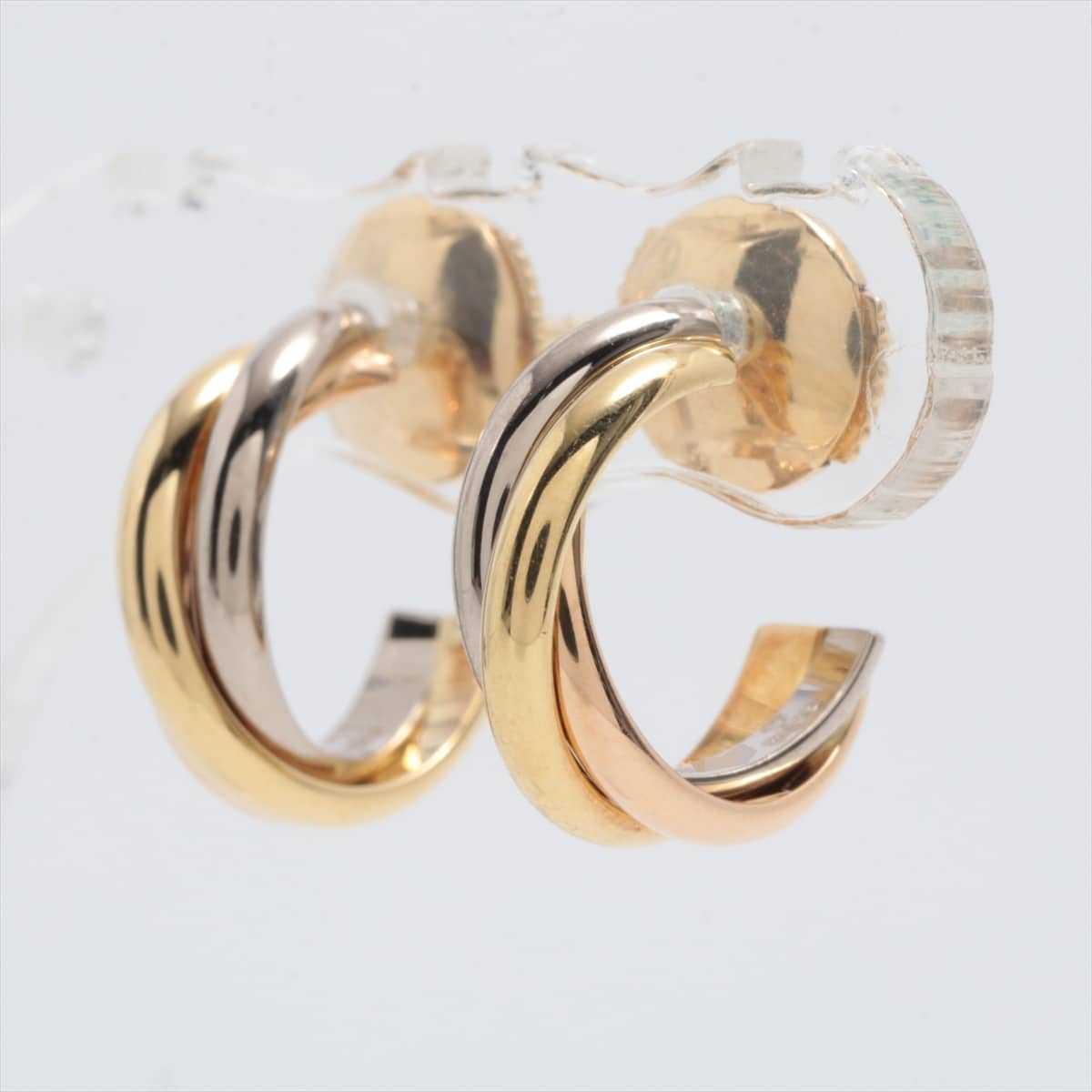 Cartier Trinity Piercing jewelry 750(YG×PG×WG) 4.4g