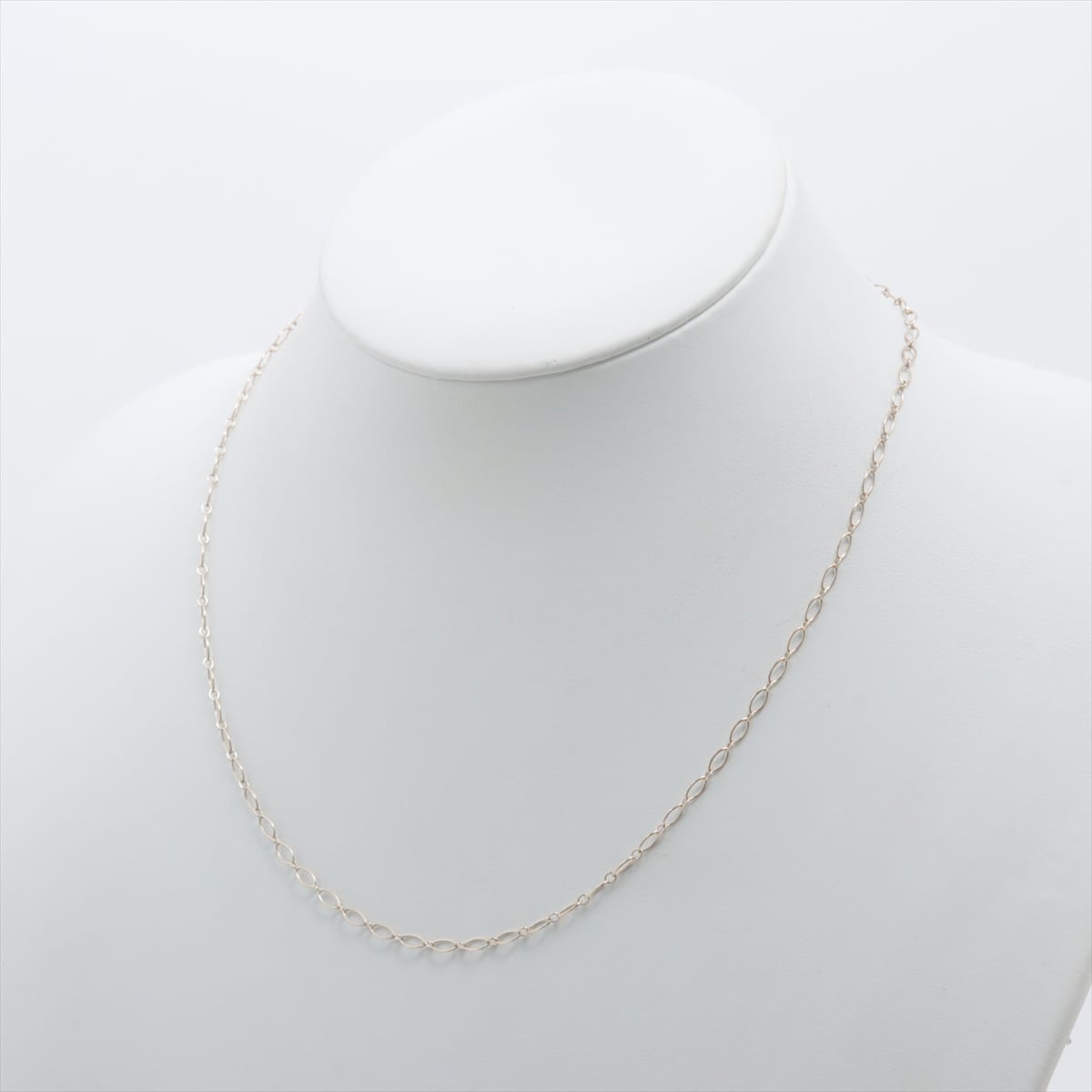 Tiffany Oval link Necklace 925 1.9g Silver
