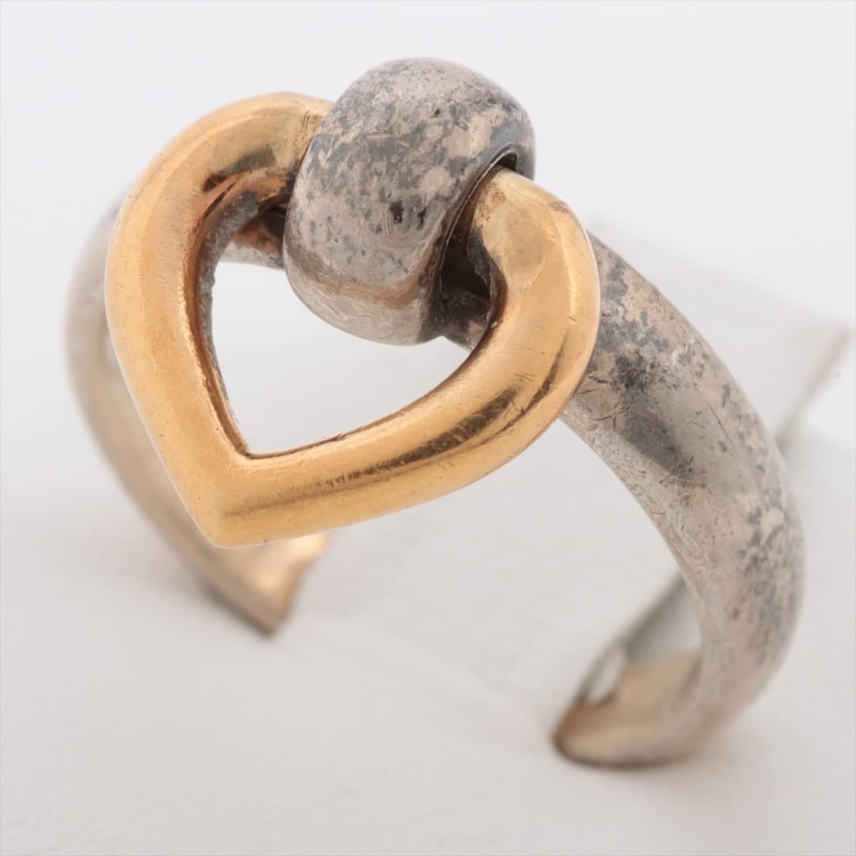 Hermès hearts rings 925×750 5.4g Gold × Silver