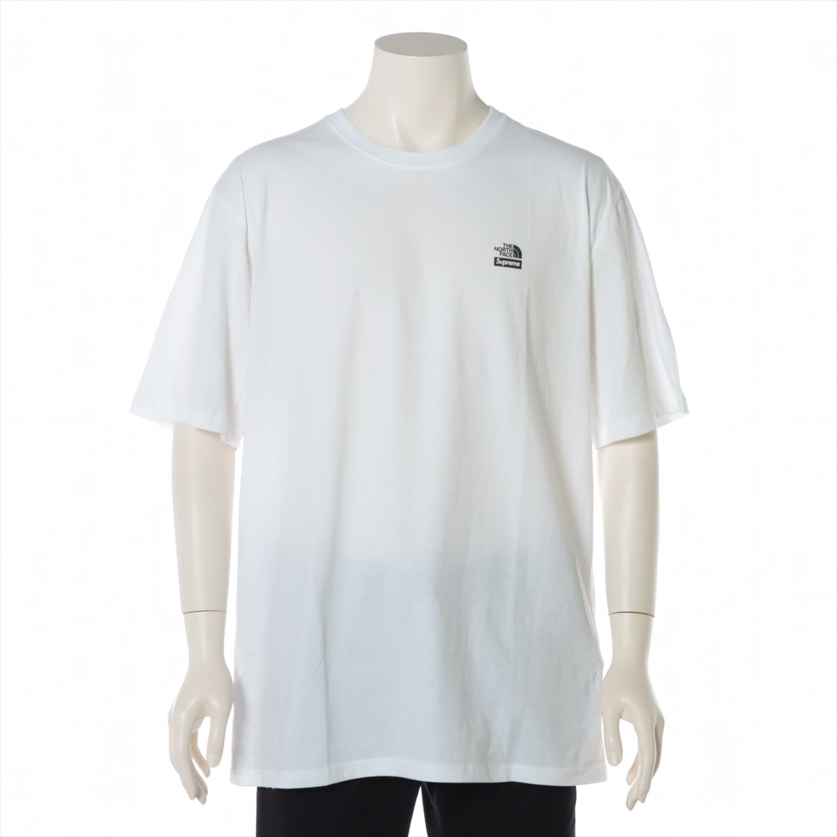 SUPREME × THE NORTH FACE 21AW Cotton T-shirt L Men's White  MOUNTAIN TEE NT52101I