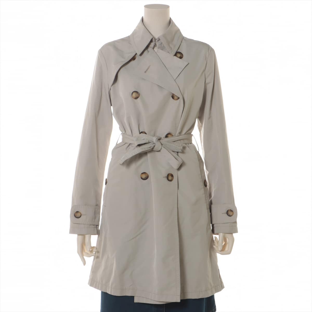 Moncler Polyester Trench coat 00 Ladies' Beige  49810  Z8E0214 [cleaned]