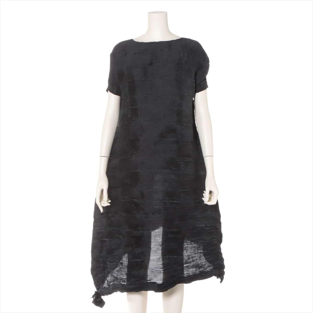 ISSEY MIYAKE Polyester Cut & Sew 2 Ladies' Black