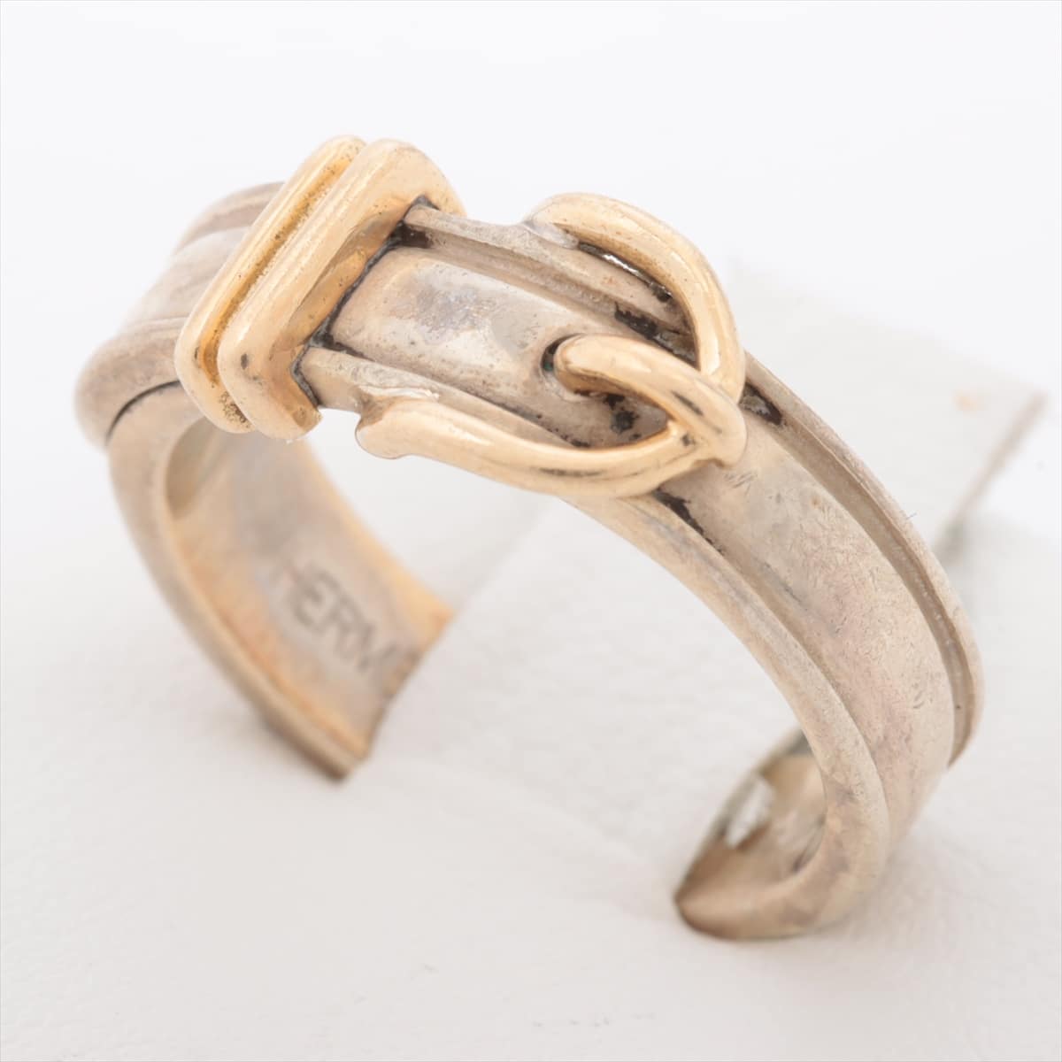Hermès San Tulle rings 925×750 5.0g Gold × Silver