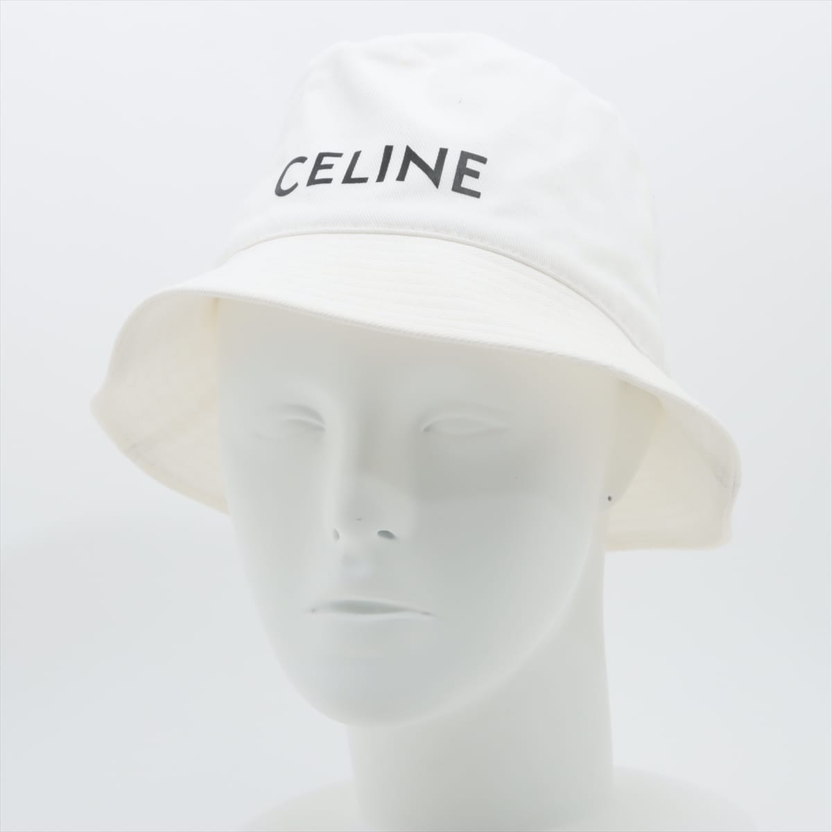 CELINE Hat S Cotton White