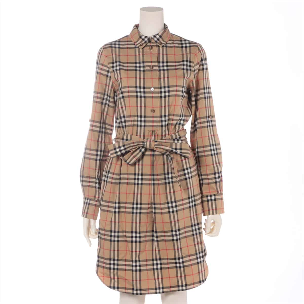 Burberry Cotton & Polyurethane Shirt dress 34 Ladies' Brown  8024585 Tissi period