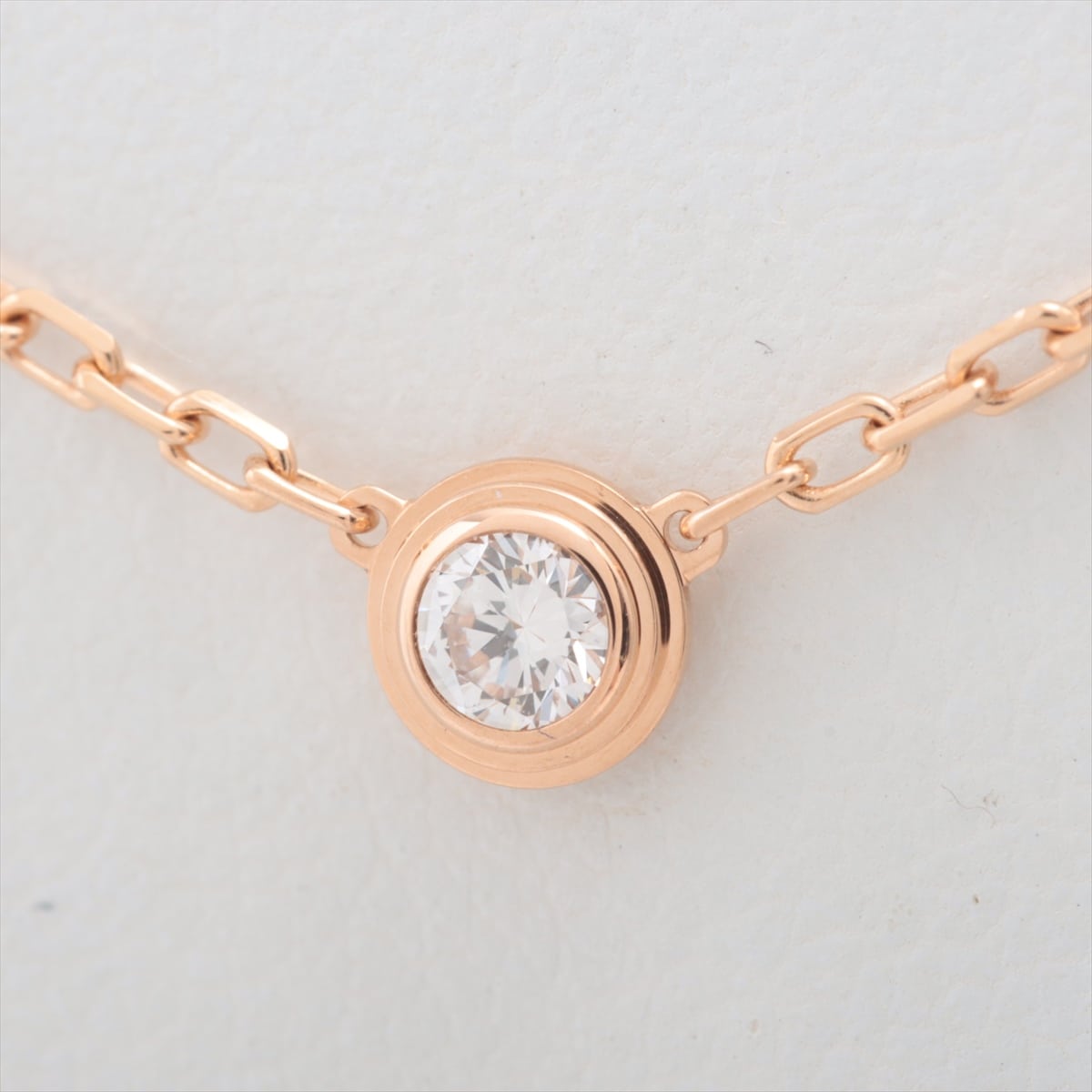 Cartier Damenuhr SM diamond Necklace 750(PG) 2.7g