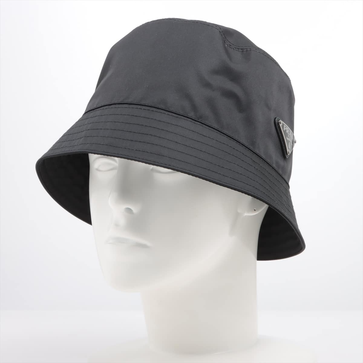 Prada Bucket Hat Hat Cotton & nylon Black