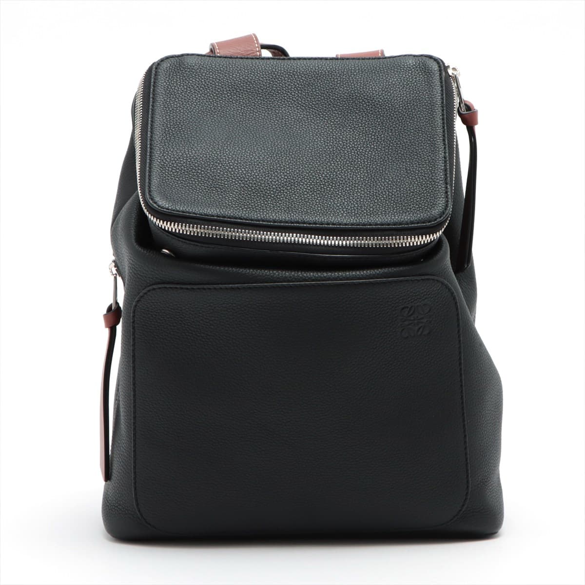 Loewe Goya Leather Backpack Black