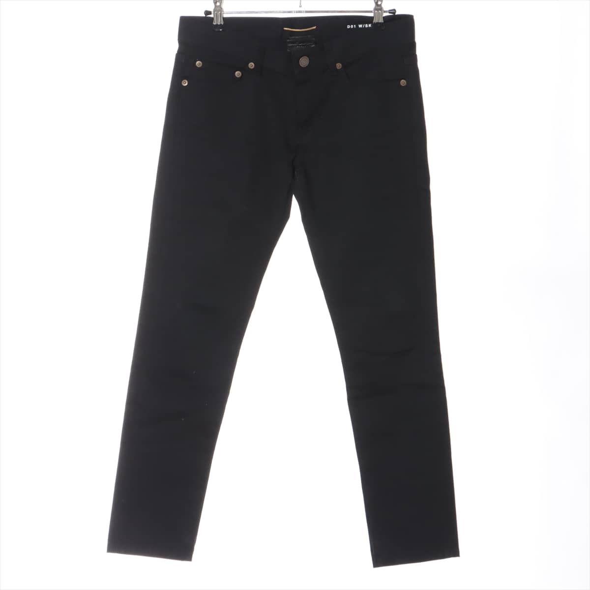 Saint Laurent Paris 14SS Cotton & Polyurethane Denim pants 26 Ladies' Black  346665