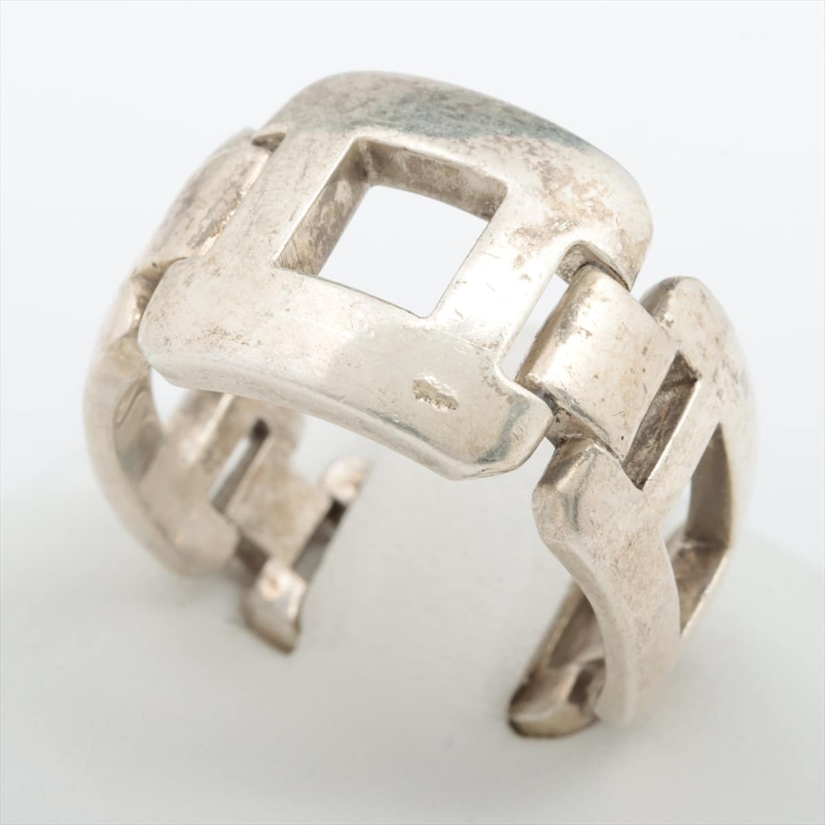 Hermès H ring rings 925 10.2g Silver