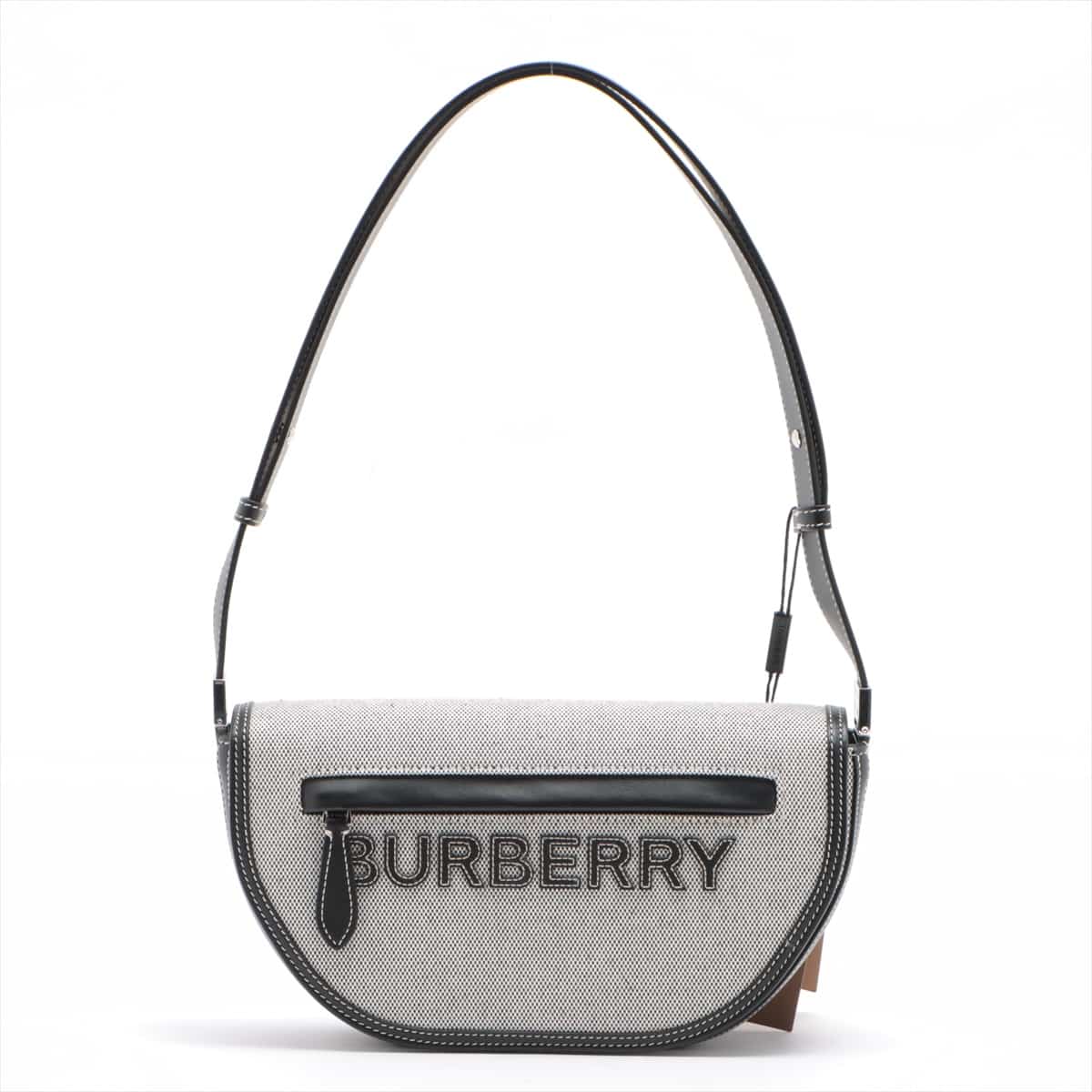 Burberry Olympia Canvas & leather Shoulder bag Black