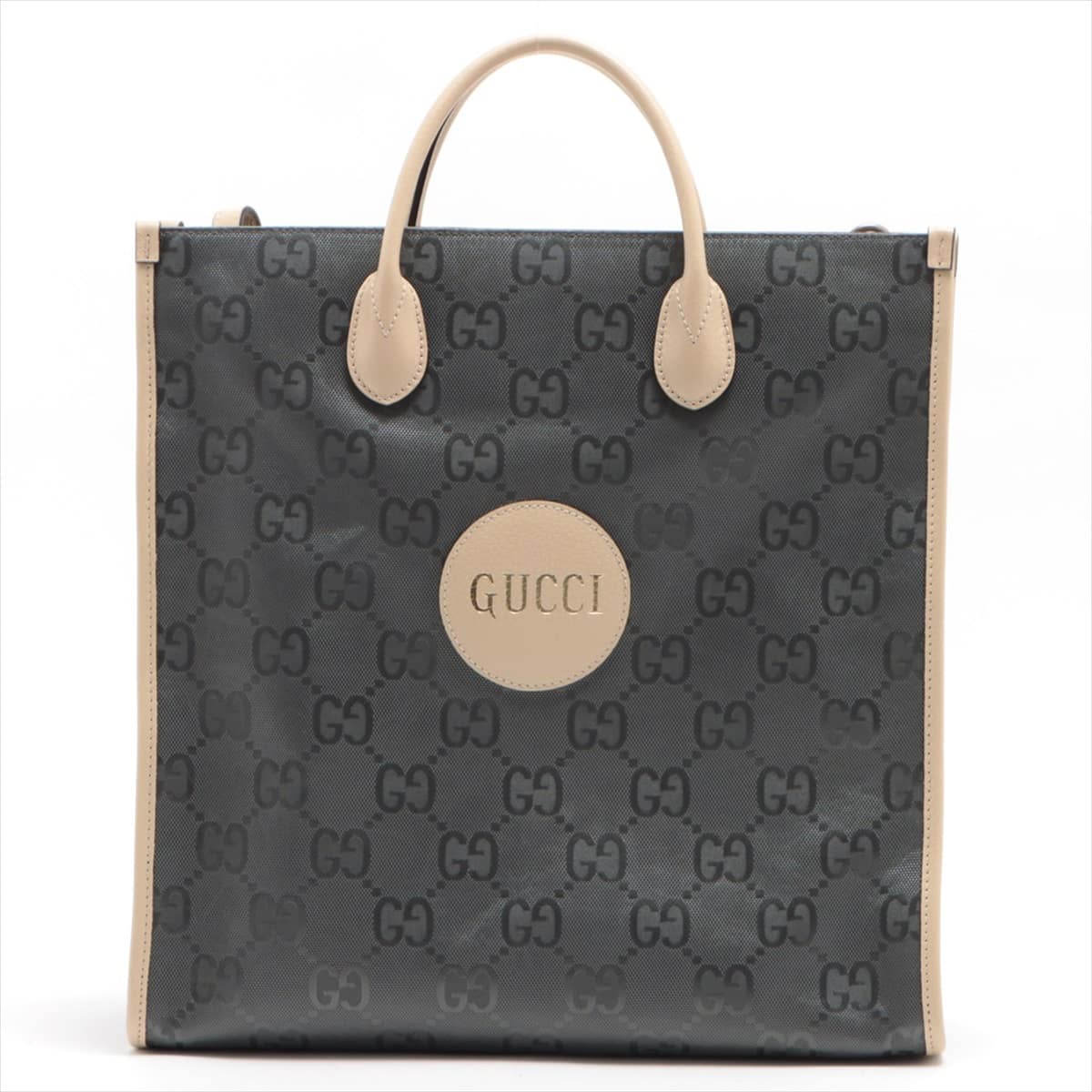 Gucci Off the Grid Nylon & Leather 2 way tote bag Grey 630355