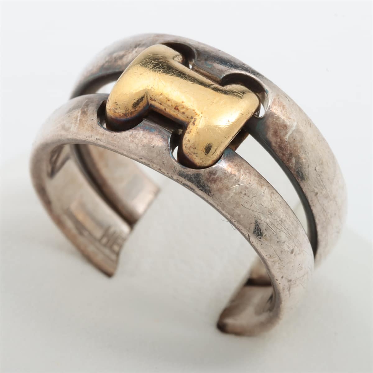 Hermès Olympe rings 925×750 8.8g Gold × Silver