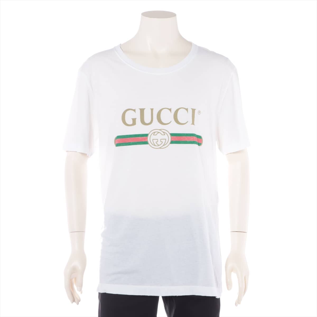 Gucci Vintage logo Cotton T-shirt M Men's White   440103