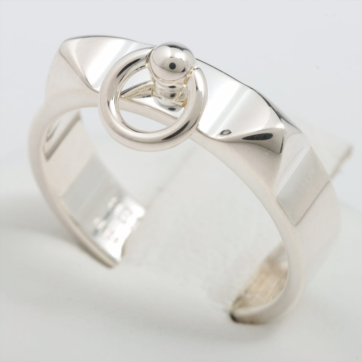 Hermès Collier de Chien rings 55 925 4.5g Silver