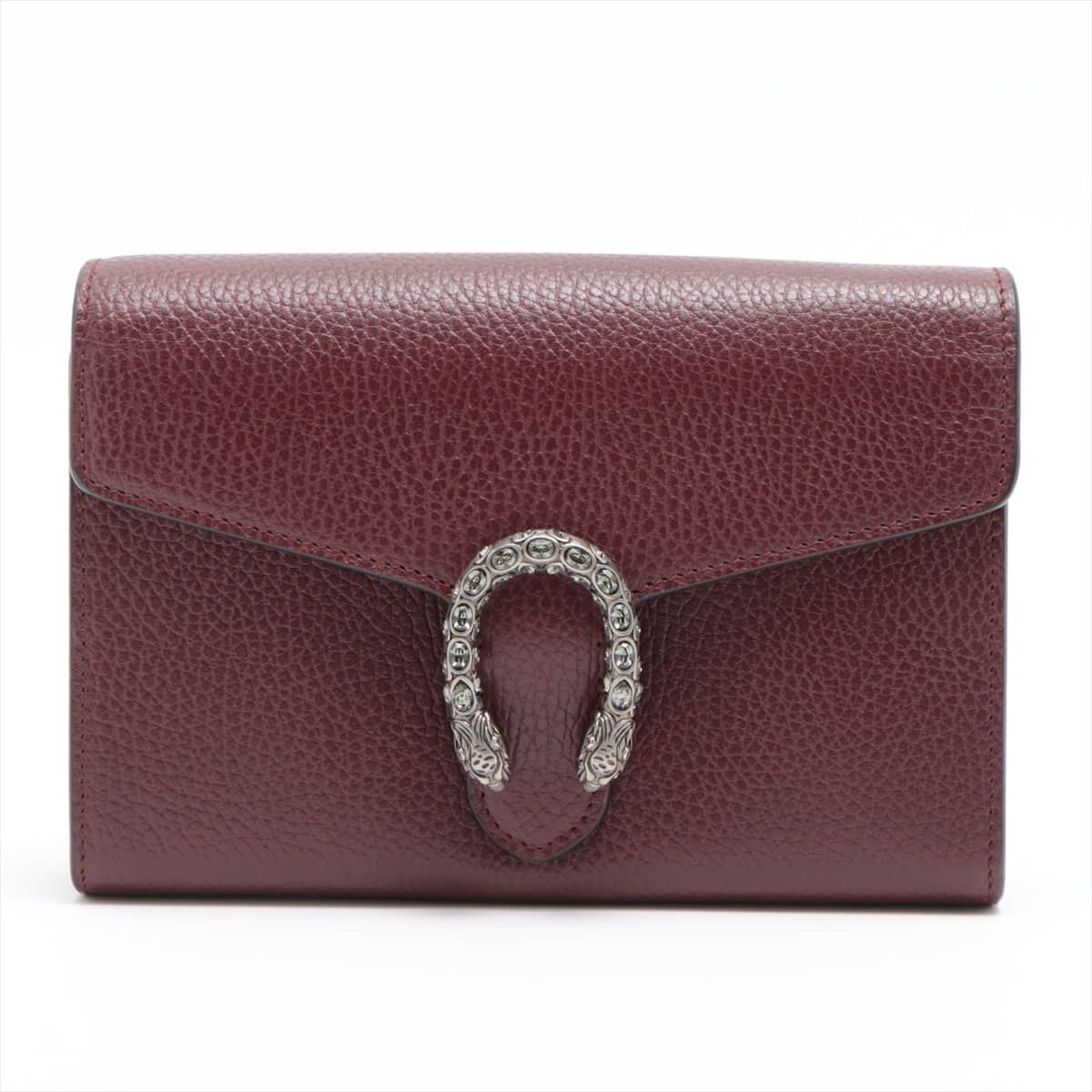 Gucci Dionysus Leather Chain shoulder bag Bordeaux 401231