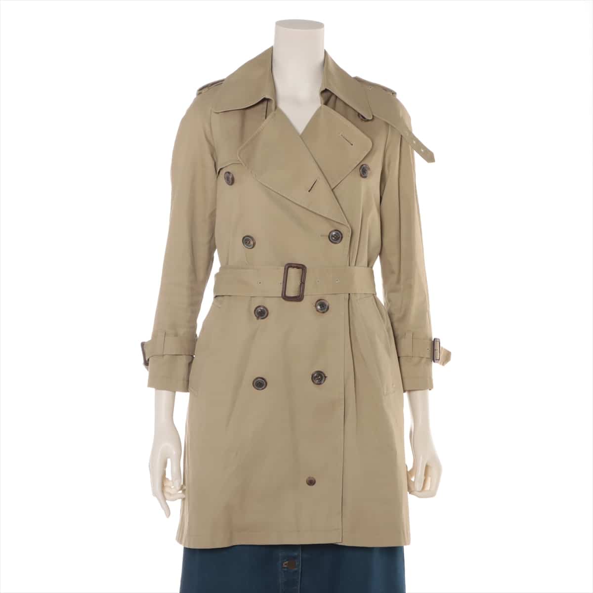 Beautiful People Cotton Trench coat 140 Ladies' Beige Lined  1420103402