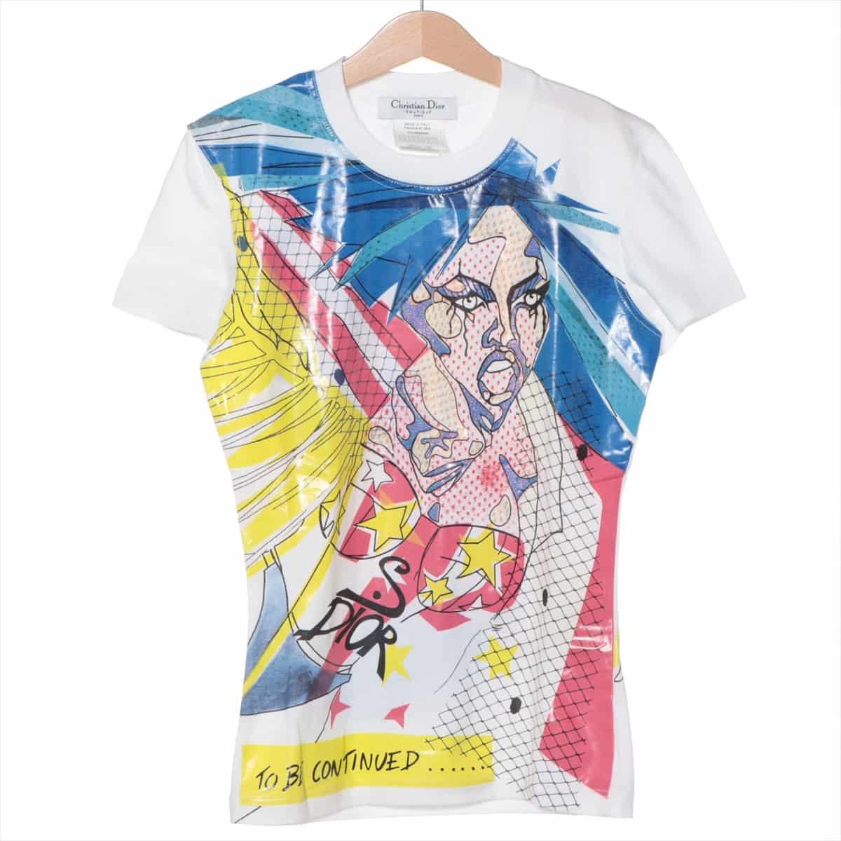 Christian Dior Cotton T-shirt F36 Ladies' Multicolor