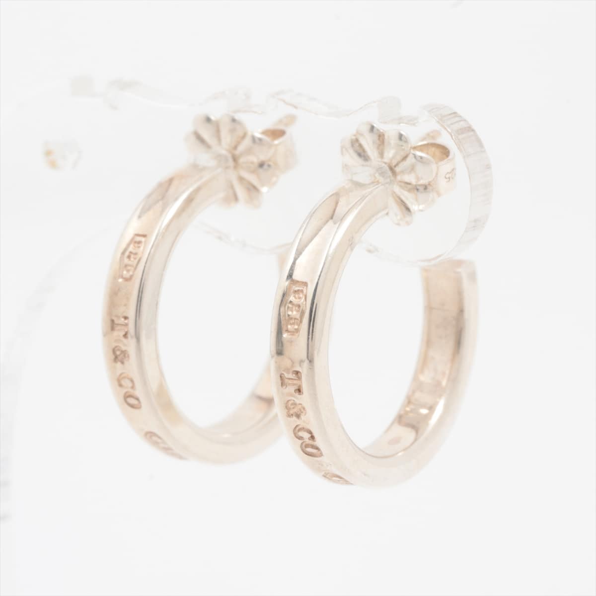 Tiffany 1837 Hoop Piercing jewelry (for both ears) 925 4.3g Silver